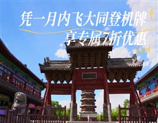 【大同飛專享】應縣木塔-懸空寺 往返景區(qū)直通車（憑登機牌驗券核銷）